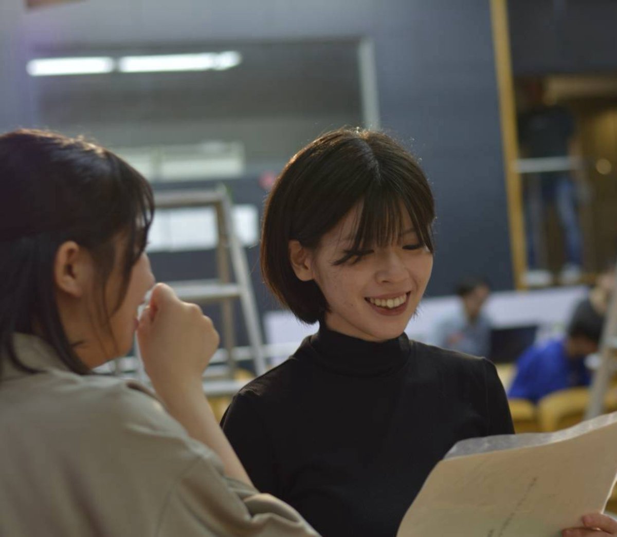 ritsugei's tweet photo. 【稽古場日誌第２弾📔】
２・４回生メンバーの稽古場日誌が公開されました。ぜひご覧ください。

https://t.co/vGRdmTm5u1

#リツゲイ #劇団立命芸術劇場
#偽物に殺される前に

ご予約はこちらから⬇️⬇️
https://t.co/9s1chniMn4 https://t.co/fxhaPzkJph