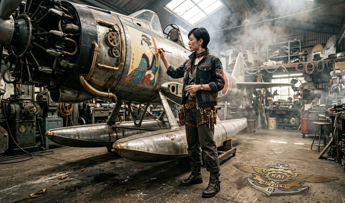 QQ_aiai's tweet photo. AIイラスト、344日目

#AIart
#AIスチームパンク2026
#Steampunk https://t.co/RxMtOo3y4u