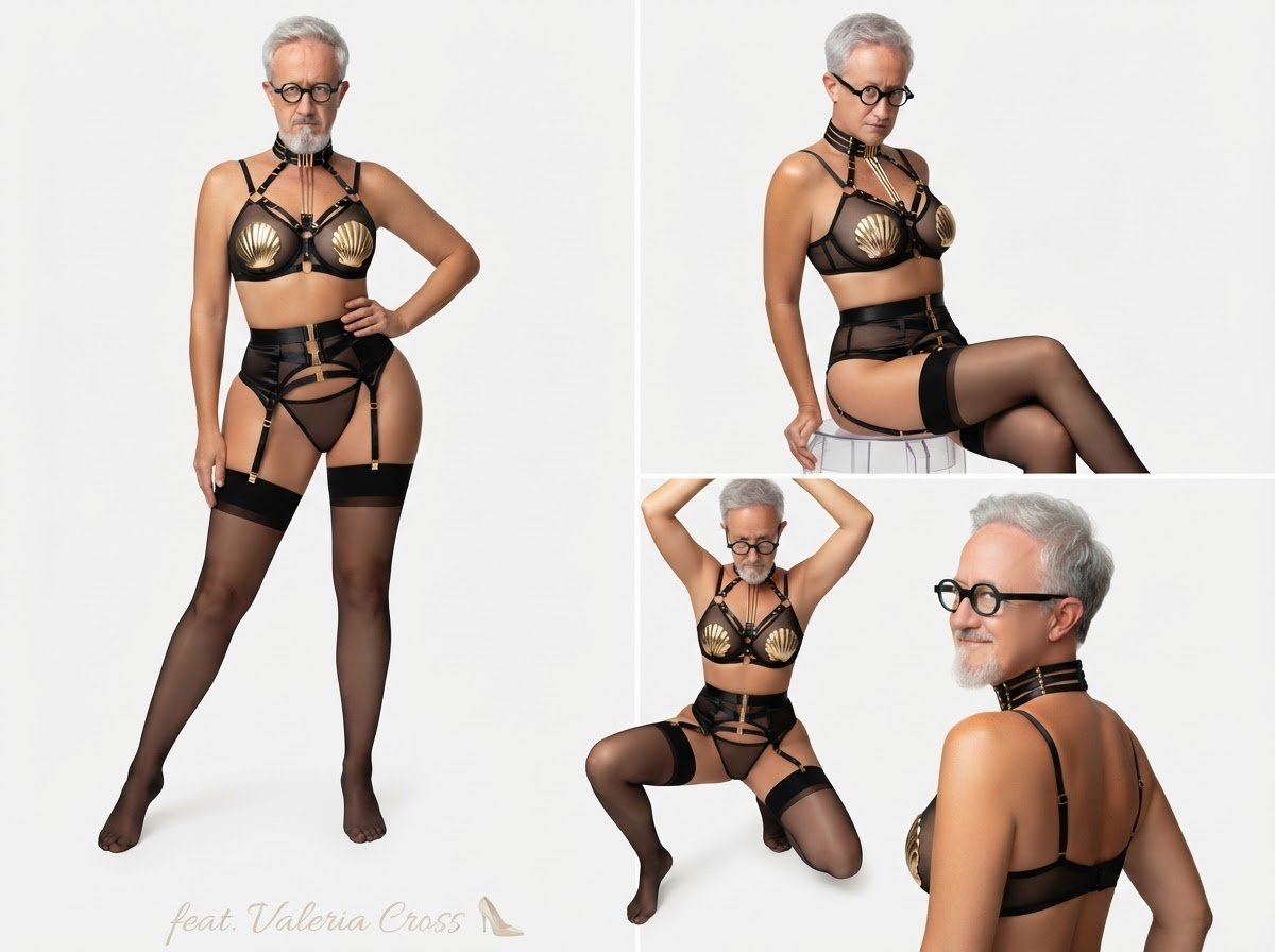 wallycap66's tweet photo. #genderfluid #selfexpression #bodypositivity
#FashionPhotography #HighFashion #QueerArt #GenderFluidity #DigitalArt #GoogleFlow
Feel free to block me if you don't like my creations. Or I'll do it for you. 
Don't waste time insulting me 😉
For the prompt just comment "prompt" 📜 https://t.co/9xVZ5RVu2I