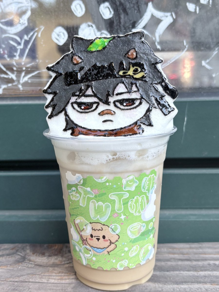 1559637491Yo's tweet photo. This foam‑art Renjin is absolutely lovely.

#RENJIN #dewtee https://t.co/lEYitzHrWn