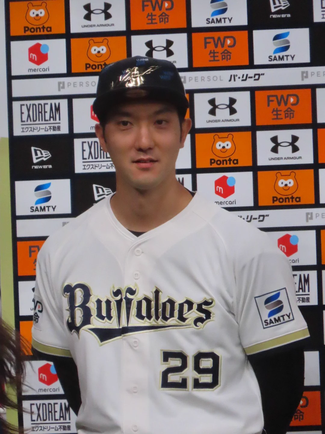 オリックスバファローズ　田嶋大樹　実使用　ユニフォーム　支給 オリックスバファローズ 田嶋大樹 実使用 ユニフォーム 支給