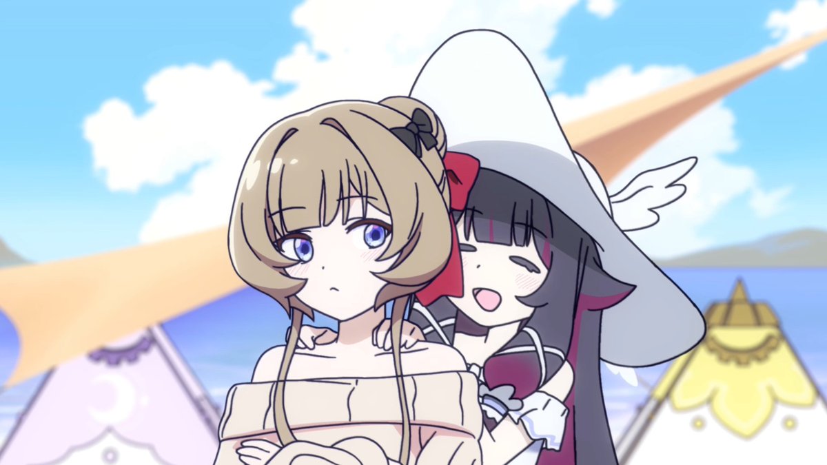 ASU_virtual's tweet photo. ╭━━━━━━━━━╮
       🧡 𝗕𝗜𝗚 𝗡𝗘𝗪𝗦! 🩷
╰━━━━ｖ━━━━╯

ビッグニュースです！
オープンワールドRPG『原神』さんのサンドローネ×コロンビーナのイメージソング「1314」を、
琶舞ちゃんと一緒に歌唱しました！！✨

私はサンドローネちゃんのパートを歌いました🎤
そして、なんと!!!!
今回この曲のMVが9/20に放送予定の
HoYoFairさんの番組にて紹介される予定です！

▼HoYoFair 2026 ( @HoYoFair_0  )
https://t.co/Aa9GRzos0Y
配信日程：2026年9月20日（日）21:00（JST）

どんなMVになってるんだろう..！！
是非楽しみにしててね〜！

#HoYoFair
#サンドローネ
#原神
#PR