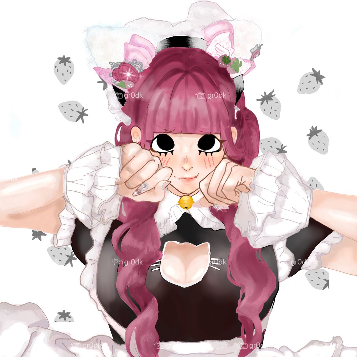 gr0dk's tweet photo. 元絵も可愛い👻💘 https://t.co/HlVOvPWzNF