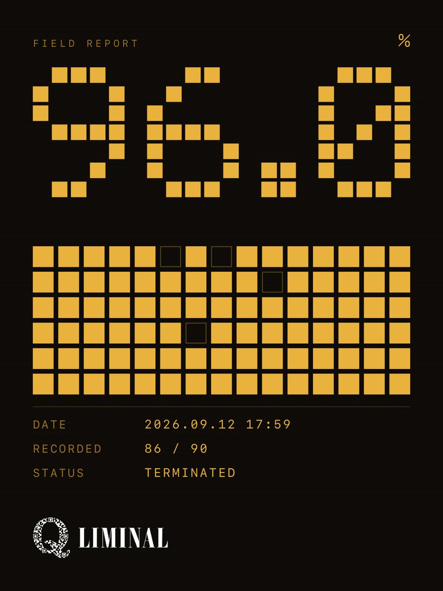 kiokujutsu's tweet photo. あなたは、Backroomsから生還した。
■■率：96.0%
#Q_LIMINAL #バックルームズ
https://t.co/L4IVVXFJjo https://t.co/UBFt7Is9Jg