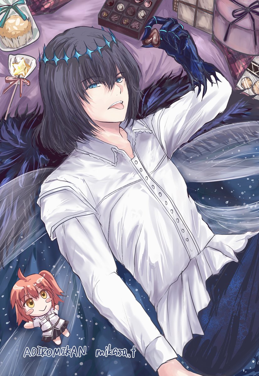 mikasa_tati's tweet photo. ポストカード用に描いたオベぐだ♀です。
実物はホロ加工になってます。 https://t.co/AxnltQoOXi