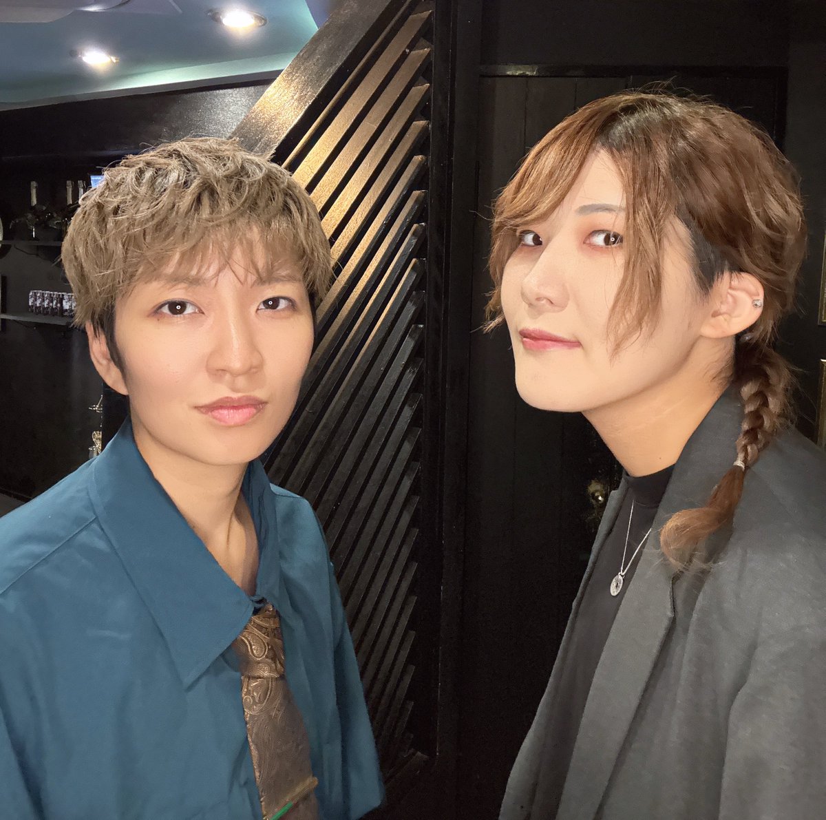 lunabar21's tweet photo. 🌛男装夜喫茶LUNA OPEN🌜

【9/1出勤キャスト】
🧬 九十九 @tsukumo99_luna 
🕯聖 @sei_dansou 

お席余裕ございます！お待ちしております🎶

【当日のご予約】
TEL 06-6210-3295

#コンカフェ #男装 #男装カフェ #男装喫茶 #心斎橋 #ミナミ https://t.co/kkay7ZlDkm