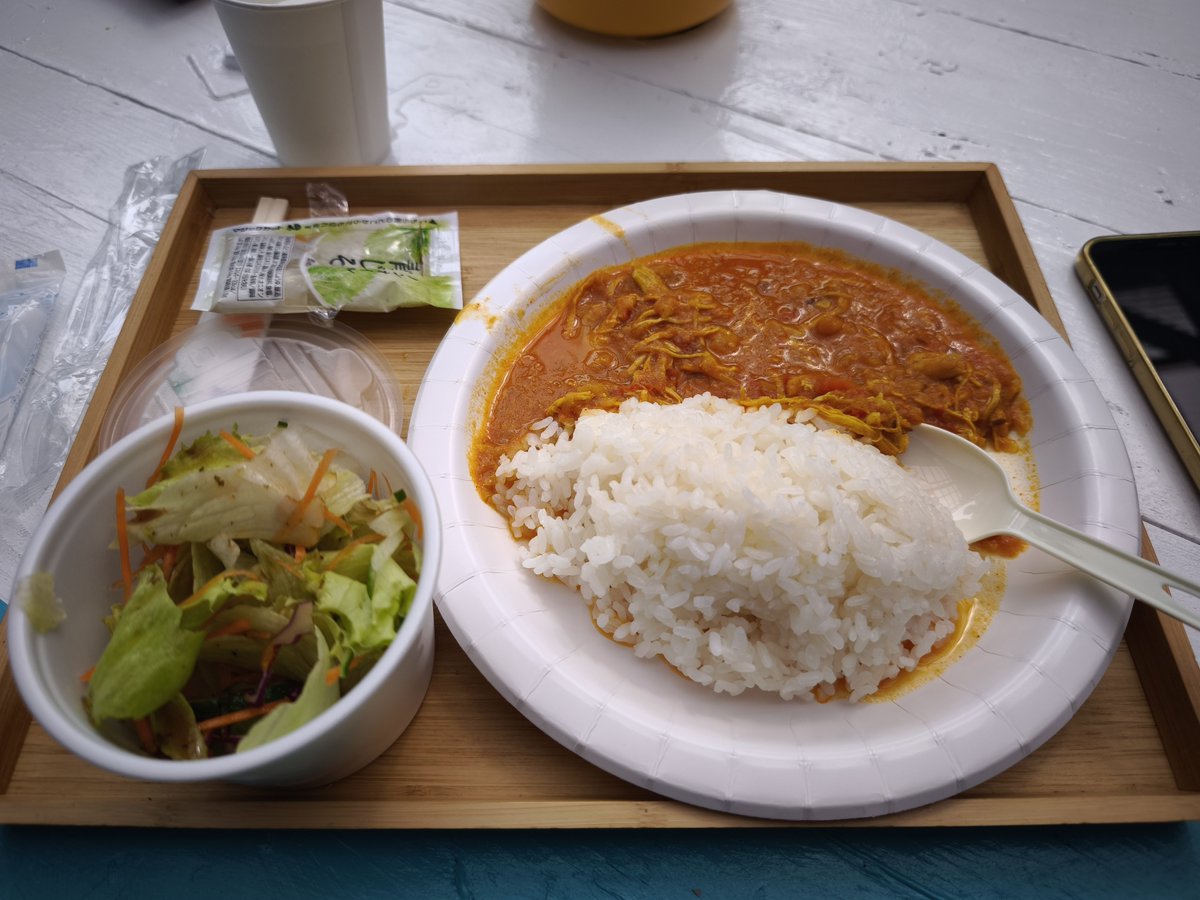 itoshiishito's tweet photo. 淡路島のなっちゃんキッチンでのイベントへ🥰

スパイスカレーと、真夏の暑さで大汗です😂 https://t.co/8YkFEp3tQP