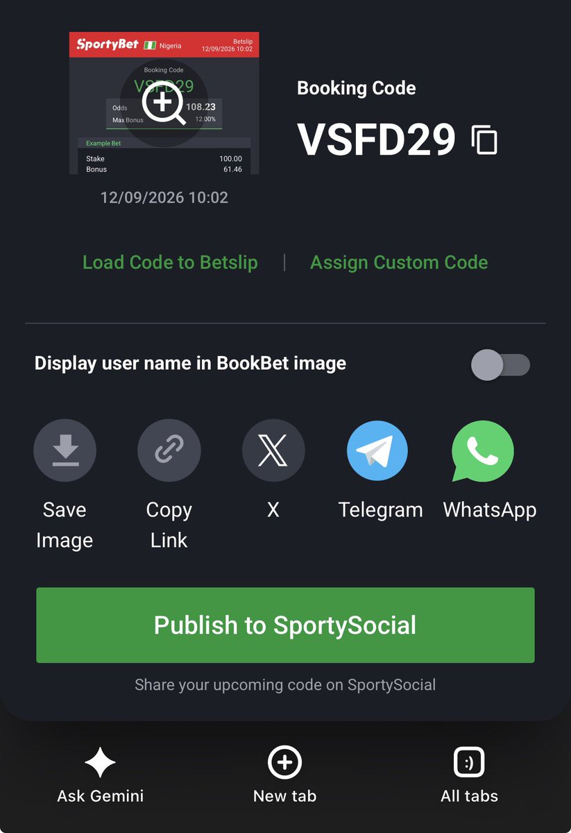winbetweekly's tweet photo. 108 odds 

1st half Handicap 2 goal ahead 

VSFD29

#فیصلہ_عوامی_طاقت_سے_ہوگا #WWEBogotá #AAATriplemanía #ismailkartalbizibırakma #باوقار_فیلڈ_مارشل #باوقار_فیلڈ_مارشل #HayırlıSabahlar #HayırlıSabahlar #sabahnamazı #CDISCOUNTFRENCHDAYS #ButterbearBiancabearinJP #sporty https://t.co/KutrOH5i6m