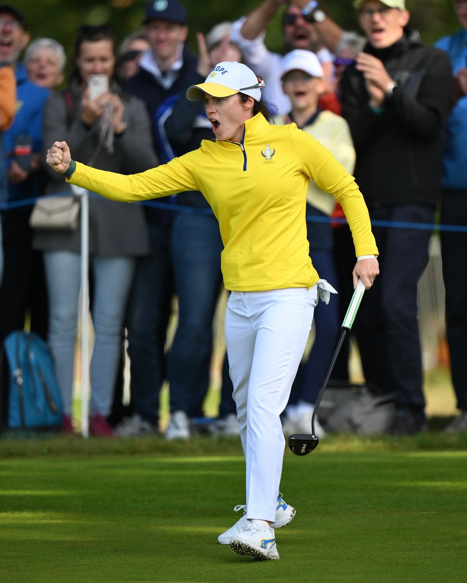 SolheimCupEuro's tweet photo. THE SILENT ASSASSIN! 

#TeamEurope https://t.co/GeVf19up5B