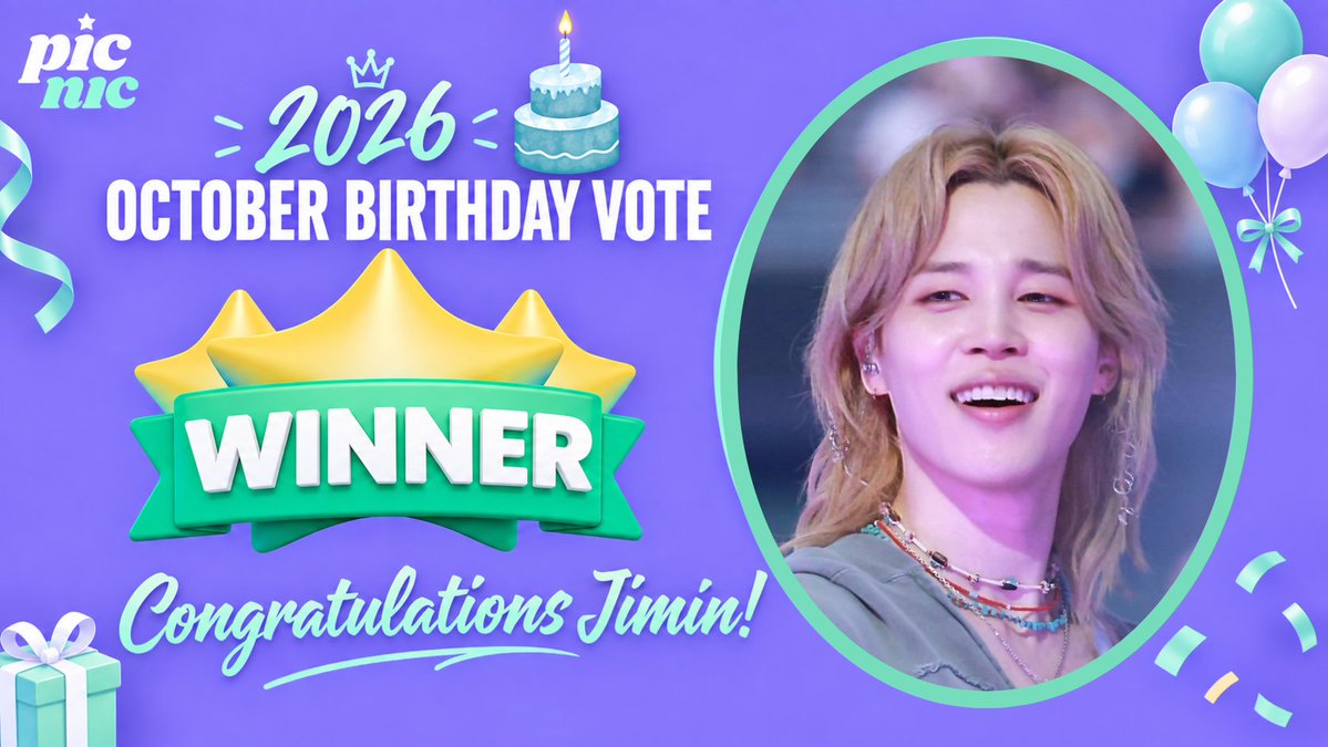 voteforpjm2's tweet photo. It was a neck-and-neck battle, but we secured the victory! With a total of 1,669,782 votes, Jimin topped Picnic’s October Birthday Ranking, earning his 10th birthday vote win! 🏆🔥

Jimin will receive Famille Station Signage (Clock Tower, Void, Connecting Passage) as the winning reward!🎁✨️

Congratulations Jimin!🎉
#Jimin10thBirthdayVoteWin

A big thanks to Team Jimin for your continuous support and dedication throughout the voting! 💛