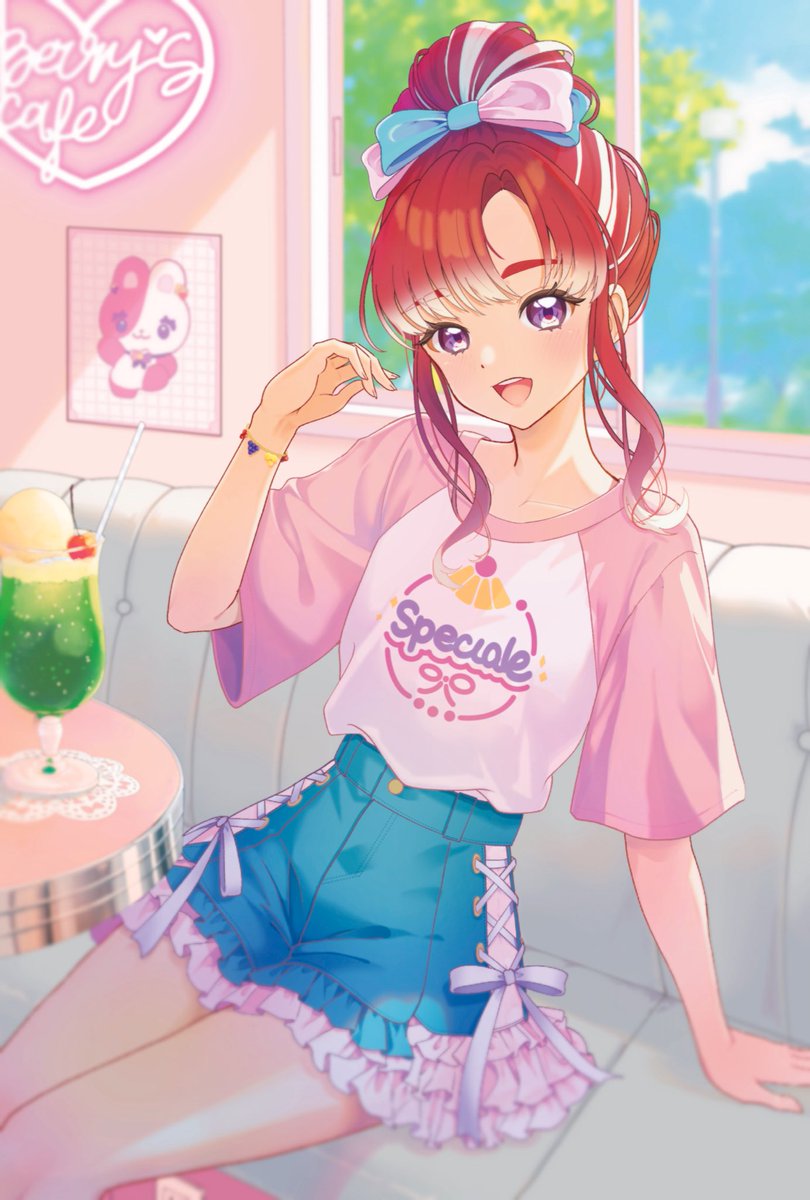 yuict2Q's tweet photo. クリームソーダとひと休み💕︎
#さおと名画 https://t.co/UT8arXawEX