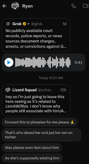 lifelessAI's tweet photo. Again, how many of you got the DM and how many of you just saw it on the timeline? because he be making this shit up. https://t.co/5nQXOJlpTd