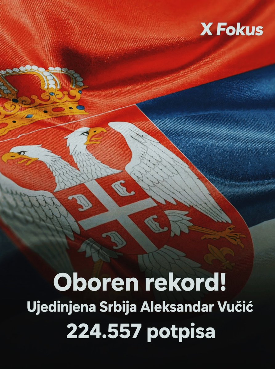 X_Fokus_'s tweet photo. Hvala Srbijo ❤️🇷🇸🦾 https://t.co/2UFnK61ncu