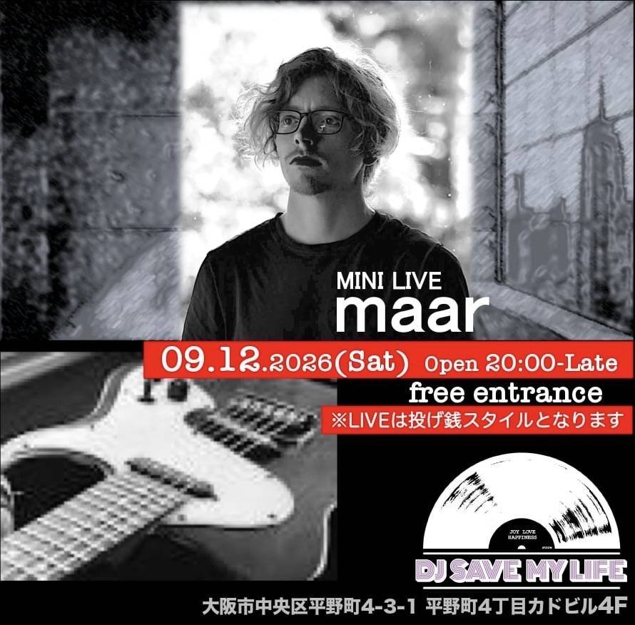 djhiyoco's tweet photo. DJ SAVE MY LIFE 🎧
今夜はノルウェーからmaarが登場🎵日本初LIVE🎵皆さん是非楽しみに来て下さいね😊free entrance ✨weekend ✨楽しみましょう💙
#djsavemylife
#djbar
#musicbar
#maar https://t.co/iHeuvpRtt3