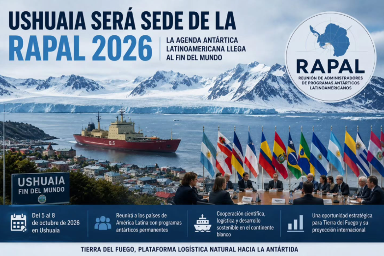 fm291069's tweet photo. USHUAIA SERÁ SEDE DE LA REUNIÓN DE PROGRAMAS ANTÁRTICOS LATINOAMERICANOS (RAPAL)
Mas información, ingrese a este enlace: https://t.co/sTXq6rjfEk https://t.co/tYt7Ab3Iy9