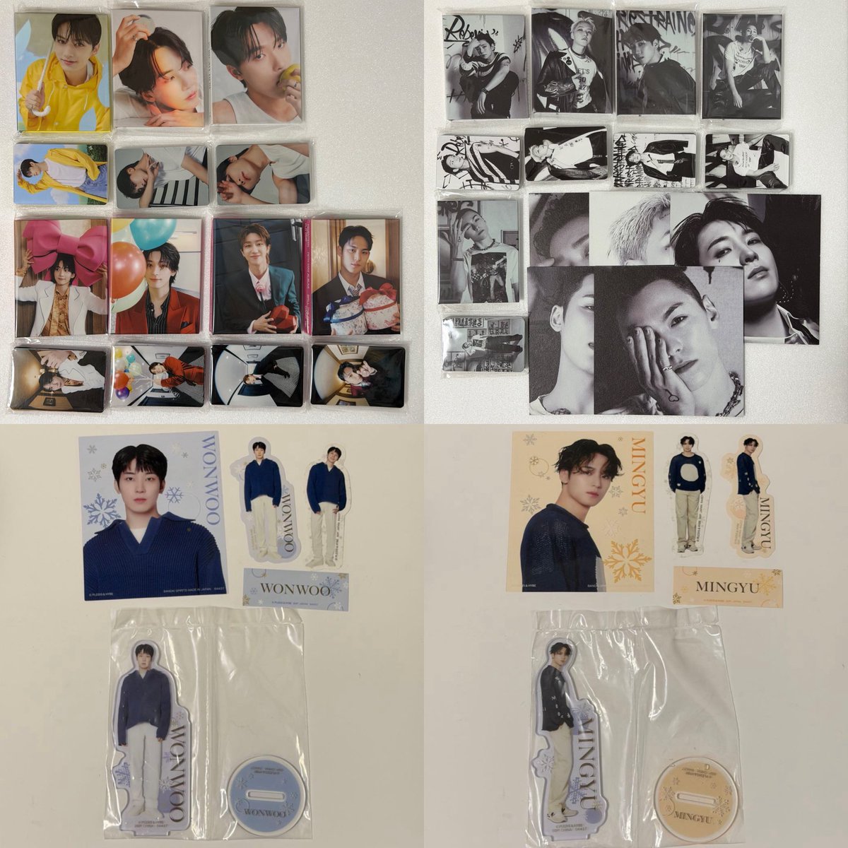 __mny9's tweet photo. SEVENTEEN セブンティーン セブチ トレカ 特典 封入 会場限定 ラキドロ yakusoku 交換 買取 過去

【譲】画像1〜3枚目

【求】ミンギュ ウォヌ ＞ 他メンバー or 買取
       (3枚目は買取のみ)

交換:同日発送📮/買取:paypayまたはメルペイ
条件合う方いましたらお気軽にお声がけください🙇🏻 https://t.co/kKcvrdzy5D