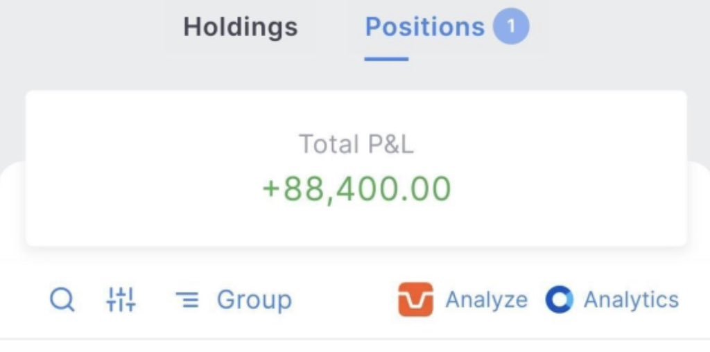 FunSizeGaming1's tweet photo. Today Profit 88k ✅

Power of option buying 🤗

#Optionbuying https://t.co/sutv2uoBu0