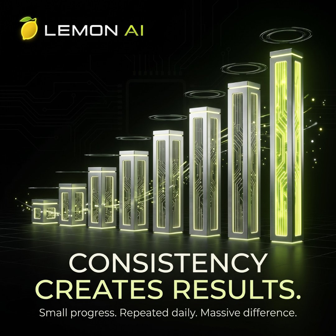 lemonai__'s tweet photo. Consistency creates results. ๐โก
Small steps. Daily progress. Bigger results. ๐
Keep building. Keep growing. Keep moving forward. ๐
#LemonAI #LAI #AI #Web3 #Blockchain #Consistency https://t.co/VQHFhHSLcL
