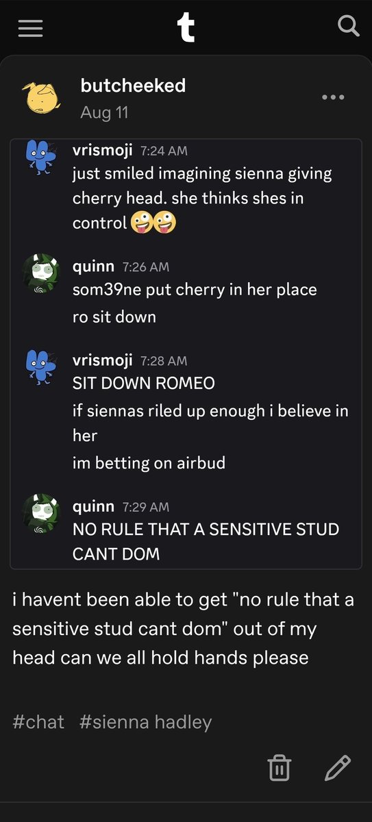 butcheeked's tweet photo. theres no rule that a sensitive stud cant dom!!! #ocs https://t.co/IPJVxlKeD0