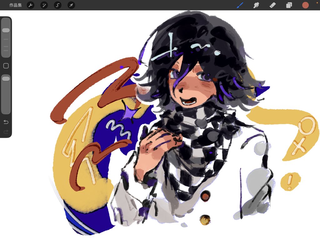 Lucyynxu's tweet photo. #ダンガンロンパ
#danganronpav3 
#kokichioma https://t.co/tcALLPUDKH