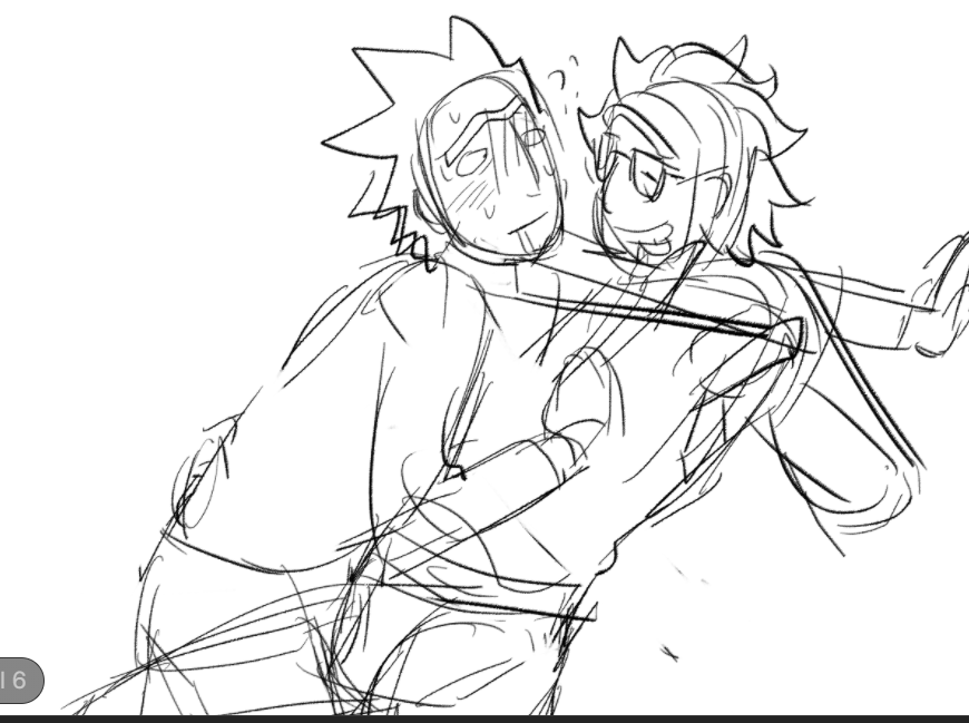 tinycrustacean's tweet photo. idk i cant choose whta todraw haha notice how its richards https://t.co/nQIoQbWl9X