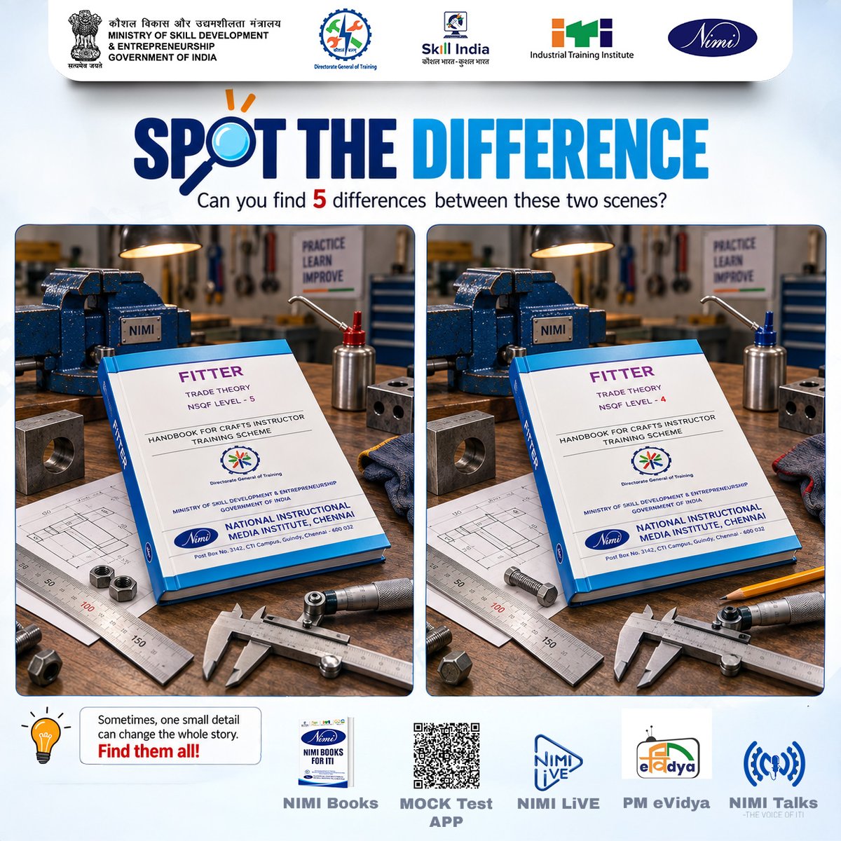 Nimi_ch_off's tweet photo. Spot the Difference!

Think you have an eye for detail? 
Take a closer look at both scenes and find all 5 hidden differences!

Challenge yourself, test your observation skills, and see if you can spot them all. 

How many did you find? Tell us in the comments!

#SpotTheDifference https://t.co/vG0NY7Rexb