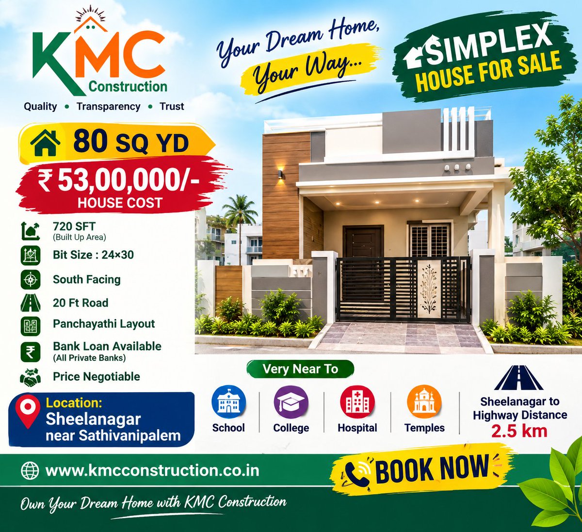 RealKmc38713's tweet photo. #kmc construction
#simplex house for sale
#bank loan available
#www.kmcconstruction.co.in
#book now https://t.co/hufMcKQgra