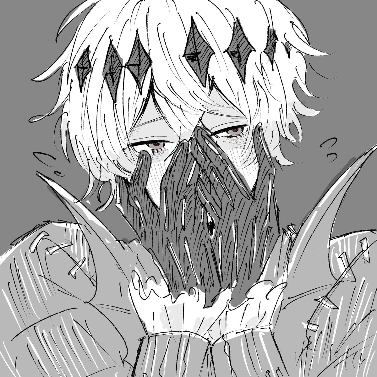 f_____k____okt's tweet photo. #とにかく顔だけ描きたい 
🎃くん、❤️くん、🦈くん、🐆くん
リクエストありがとうございました！♡
🎃くん初描きで似せるのに必死でした！！
🦈くんﾍｷ詰め込みました https://t.co/5ydsnUNVcg