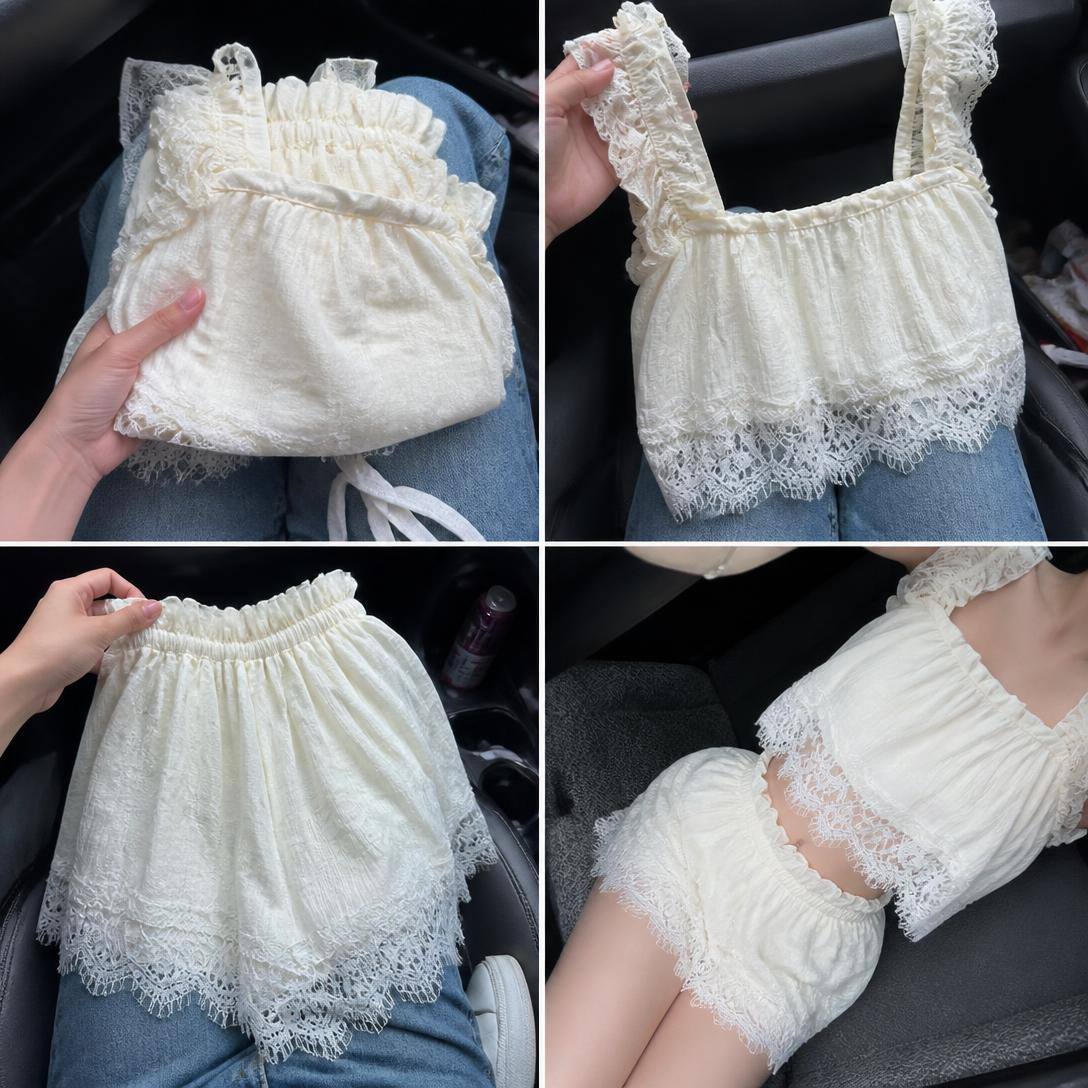 bella21pcht's tweet photo. ตอนแรกก็ไม่คิดว่าจะลงตัวขนาดนี้ ชอบตรงผ้านิ่มกับดีเทลลูกไม้😍 ลองดูเอง