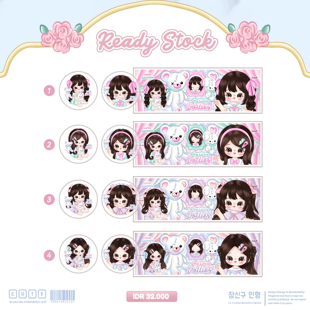 trinketdolly's tweet photo. A repost would be appreciated! ₍ᐢ. .ᐢ₎

Hai! Micy punya 24 ready stock layout chibi yang bisa kalian jemput dari sekarang~ Tidak ada format tertentu, sebutkan aja nomornya ya <3 Buat informasi lain bisa dicek di ALT.

#bealanja https://t.co/aor42SiG3a