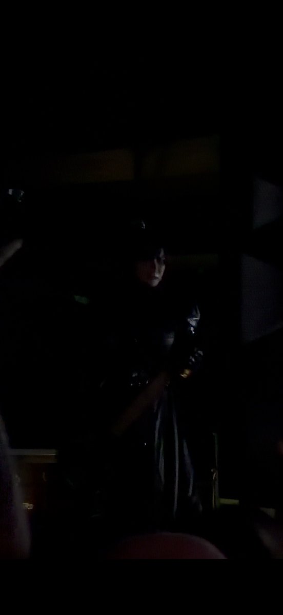 vadimovaa1's tweet photo. @guuIps There was a big pole that separated him from the rest of the band and also there was absolutely no lightning at this side so he basically was standing at the dark corner of the stage 💀 this is screenshot from my video. Truly worst venue ever https://t.co/wSL61ZdWEY