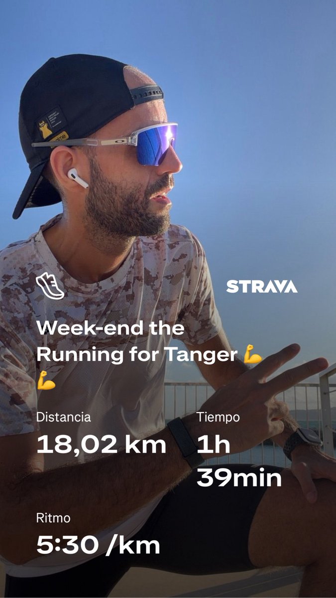 TejeiroManu's tweet photo. No corro para ser mejor que nadie.
Corro para ser mejor que ayer.
Cada kilómetro → disciplina.
Cada entrenamiento → progreso.
Cada día → una nueva oportunidad.
5:30/km. 1h39min. Y seguimos. 🔥
#Running #RunTangier #NeverGiveUp https://t.co/UweoO04iMd