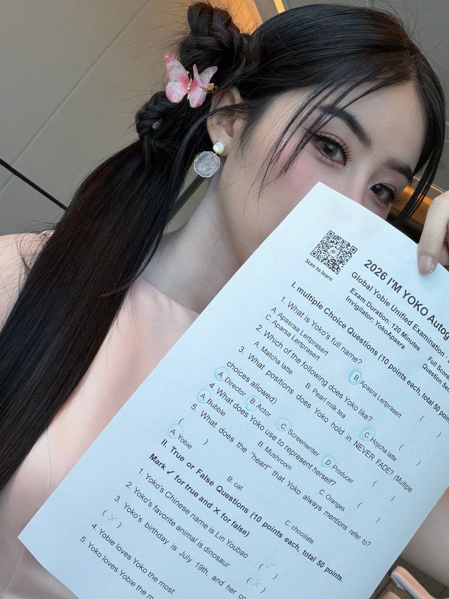 yoko_management's tweet photo. Quiz time~ 🧐📖

APASRA FIRST REUNION
#YokoInNantong https://t.co/lLG5sPbaLI