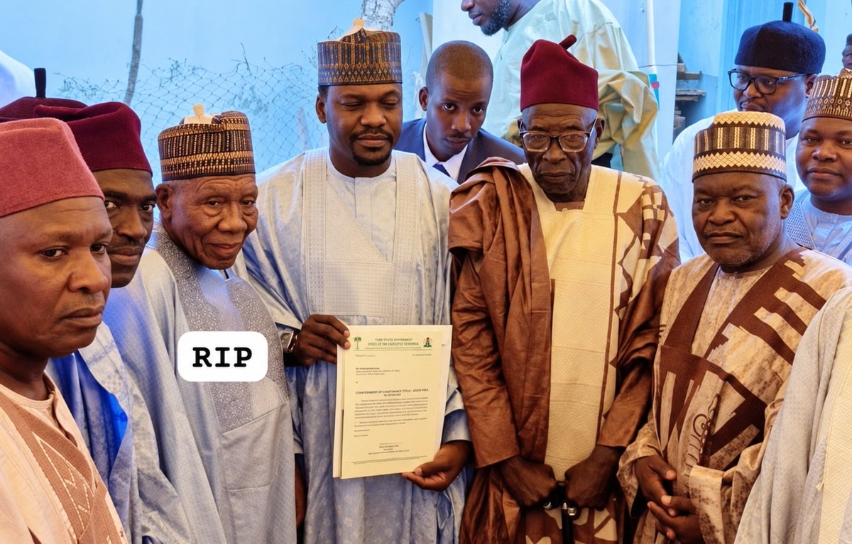 DrGojeM's tweet photo. CONDOLENCE MESSAGE

*Inna lillahi wa inna ilayhi raji'un.*
With total submission to the will of Almighty Allah (SWT), I received with profound sadness the news of the passing of the Makinta of Fika Emirate, an elder statesman and distinguished community leader whose life was marked by service, wisdom and commitment to the development and well-being of his people.

I fondly recall our last meeting, when he joined the delegation of the Fika Emirate Council to formally present to me the letter conveying the conferment of the traditional title of Jigon Fika. That encounter has now assumed an even deeper meaning for me. I will continue to cherish the memory of his presence, goodwill, counsel and fatherly disposition on that memorable occasion.

His passing is a great loss to his immediate family, the Fika Emirate, his community, Yobe State, and indeed all those who had the privilege of knowing and working with him. While we mourn his departure, we take consolation in the fact that every soul must return to its Creator and that a life devoted to service leaves memories that endure beyond death.

I extend my heartfelt condolences to his family; His Royal Highness, Alhaji (Dr.) Muhammadu Abali Ibn Muhammadu Idrissa II, CON, CFR, Emir of Fika and Chairman, Yobe State Council of Traditional Rulers; Fika Emirate; and his entire community.

*Allahummaghfir lahu warhamhu, wa 'afihi wa'fu 'anhu.*
May Almighty Allah forgive his shortcomings, accept his good deeds, and grant him the highest station in Aljannatul Firdaus. May Allah grant his family, the Fika Emirate and all those mourning him Sabr Jameel and the strength to bear this painful loss.

Ameen Ya Rabbal Alamin.
Dr. Mohammed Goje, FRSPH
Jigon Fika