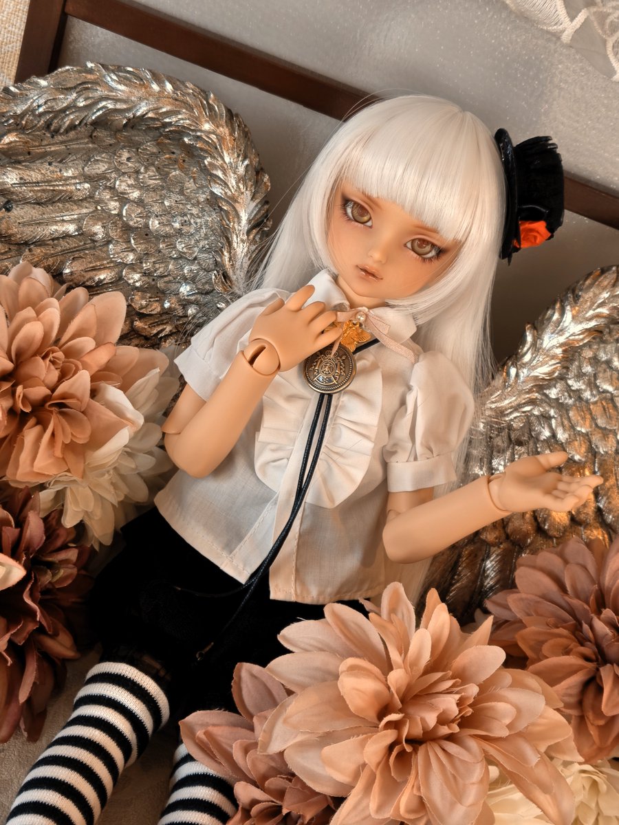 nagi___doll's tweet photo. オーダー半年の記念品も忘れずに受け取りました!
蝶々とリボンのついたレースのチョーカーでした🦋
#Violet_Scale https://t.co/Y9LnQGfrP9