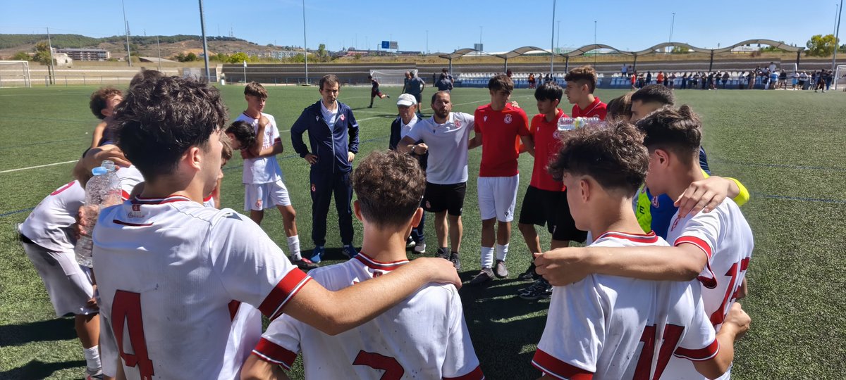 CultuAcademia's tweet photo. #CyDLCA Jornada 1
Final en el Área en este primer partido de la temporada del Cadete A en la Cadete Regional
Cadete A 0 - @Segoviana_Base 0 https://t.co/XMRlp3C3F8