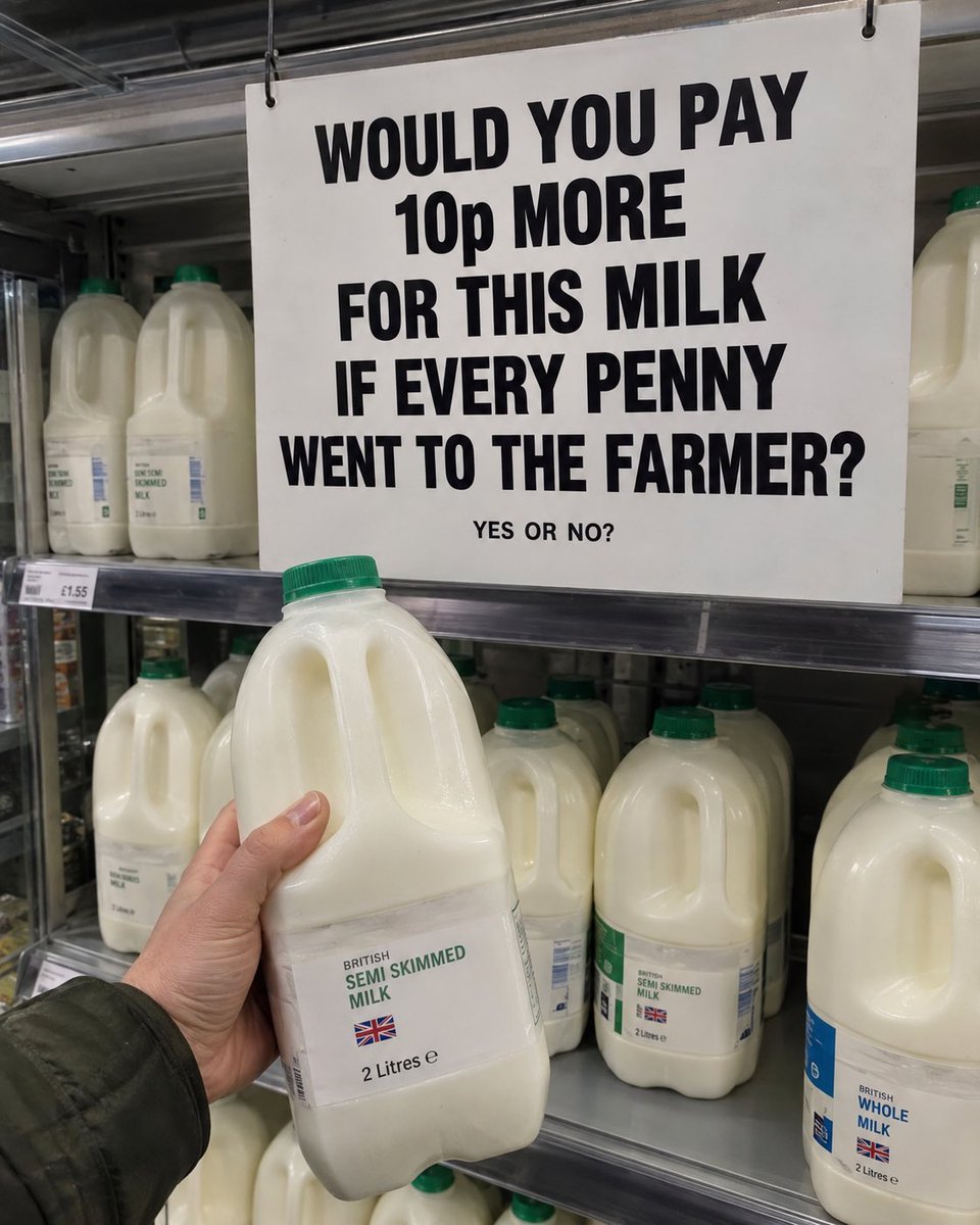 FarmingUK's tweet photo. Yes! We absolutely would 🥛 👏 https://t.co/fjFoQ31EHm