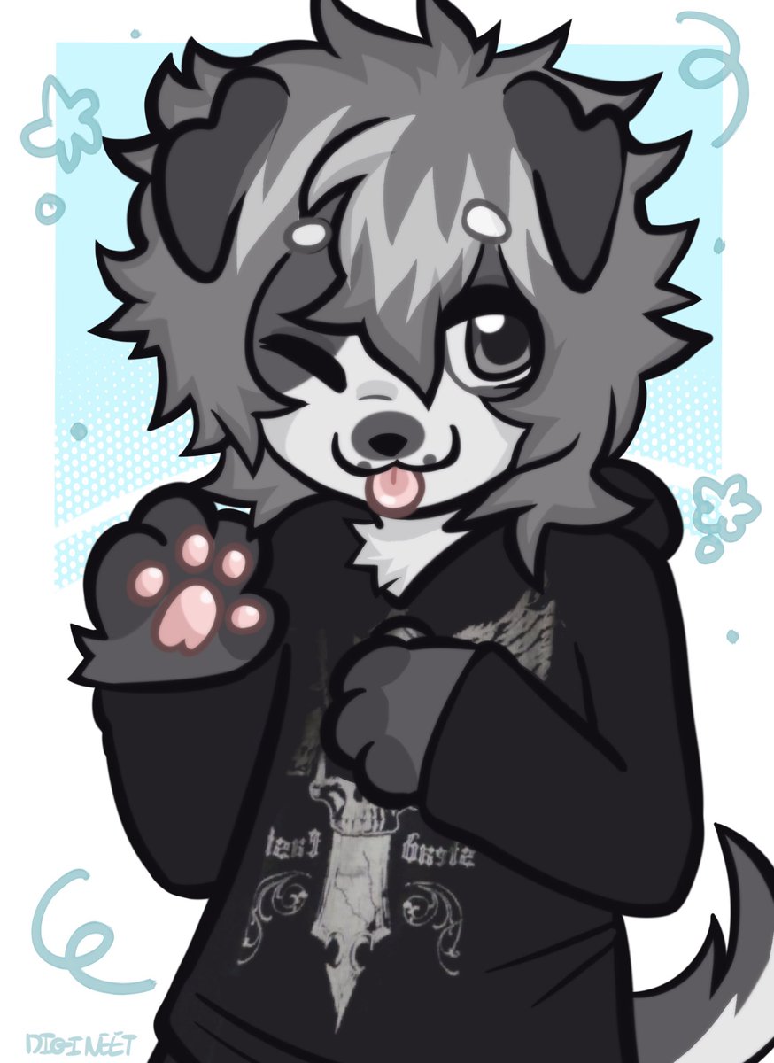 digineetpack's tweet photo. halfbody commission 🐾🩵🦴 https://t.co/I7bOxtj4zq