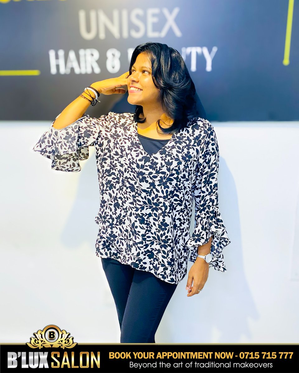 AssuntaTolxwj's tweet photo. A fresh haircut that enhances your natural beauty. Haircut by B’Lux Saloon. Thank you for your trust. Contact: 071 571 5777. Visit us at No. 278, New Kandy Road, Kothalawala, Kaduwela. https://t.co/eHzciReEX8