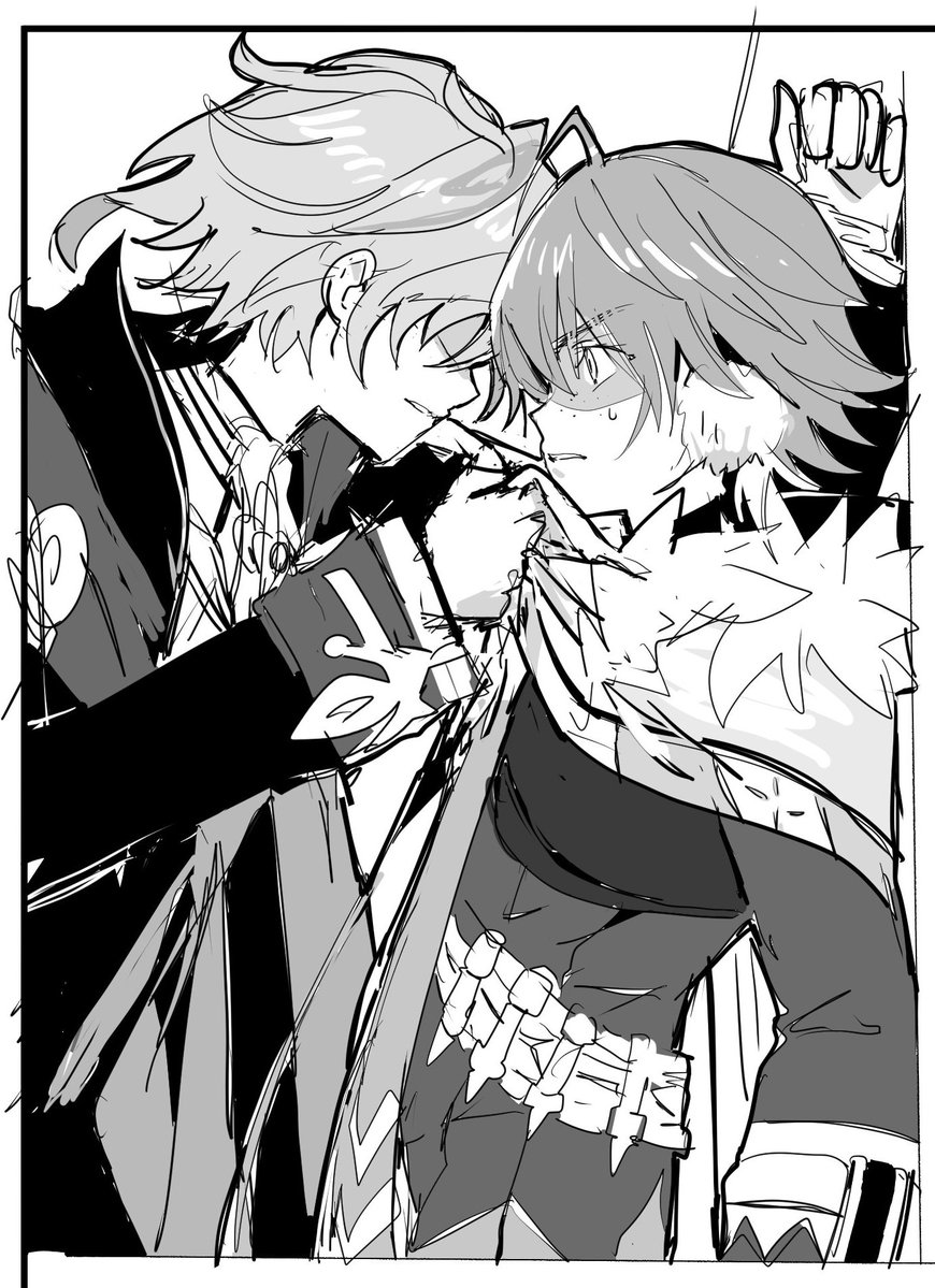 rituka_l's tweet photo. 全然ラブラブじゃなさそうなミティアリョ漫画かく（また？ https://t.co/lJ94gCzL08