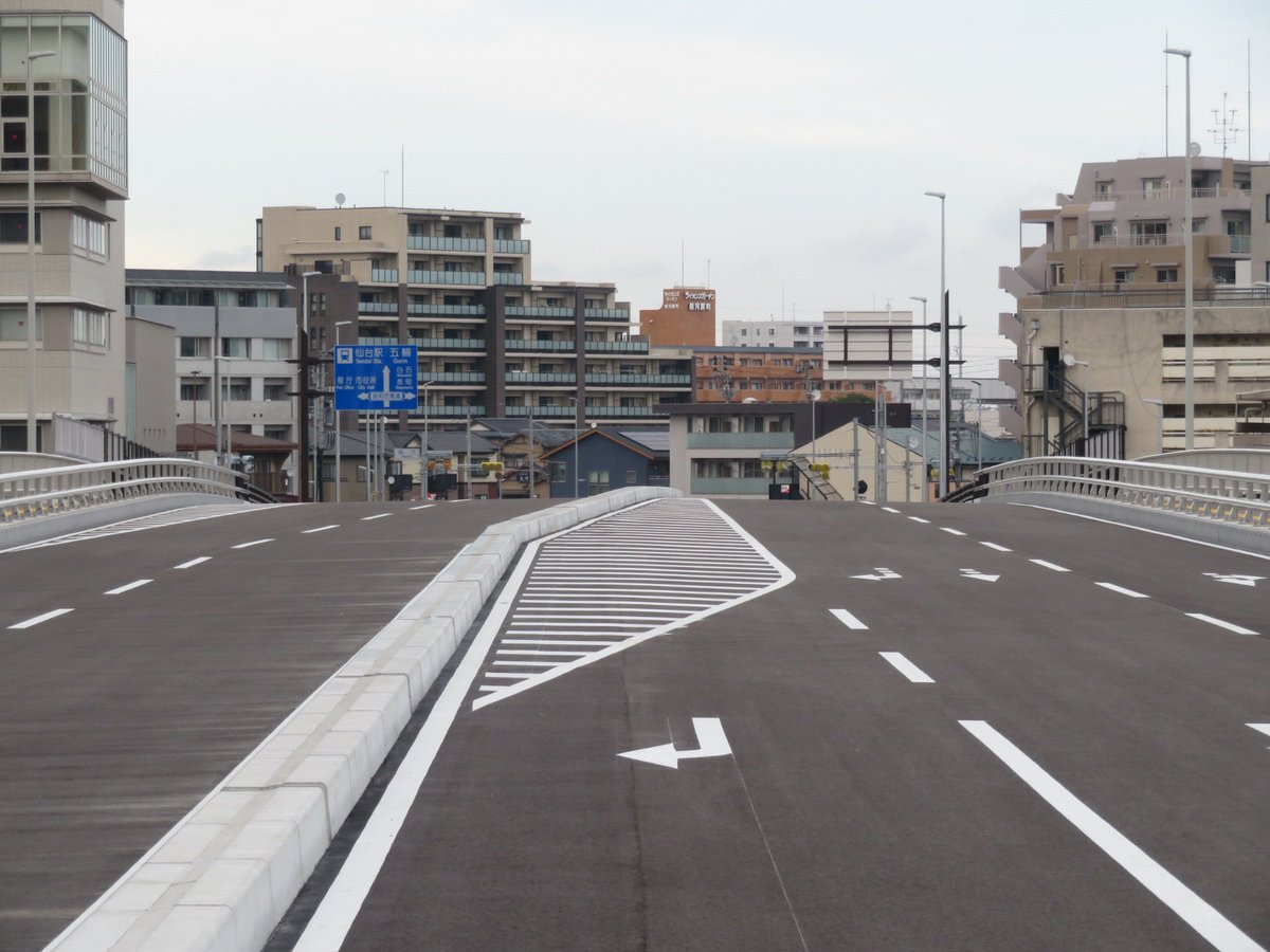 Datesaki_CT's tweet photo. 今日で廃止の宮沢橋と、明日開通の宮沢橋。

撮影日：2026/09/12 https://t.co/mOwa9E1NGw