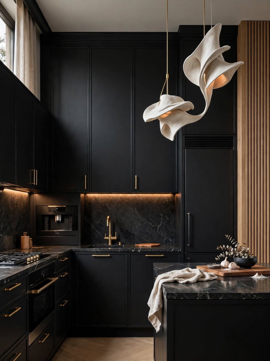 Emmadavidtba's tweet photo. This kitchen is 90% black but your eyes go straight to ONE thing first 👀
What did you notice first? Comment below
#InteriorDesign #KitchenDesign #HomeDecor #ModernKitchen https://t.co/BYQo5MbWjw