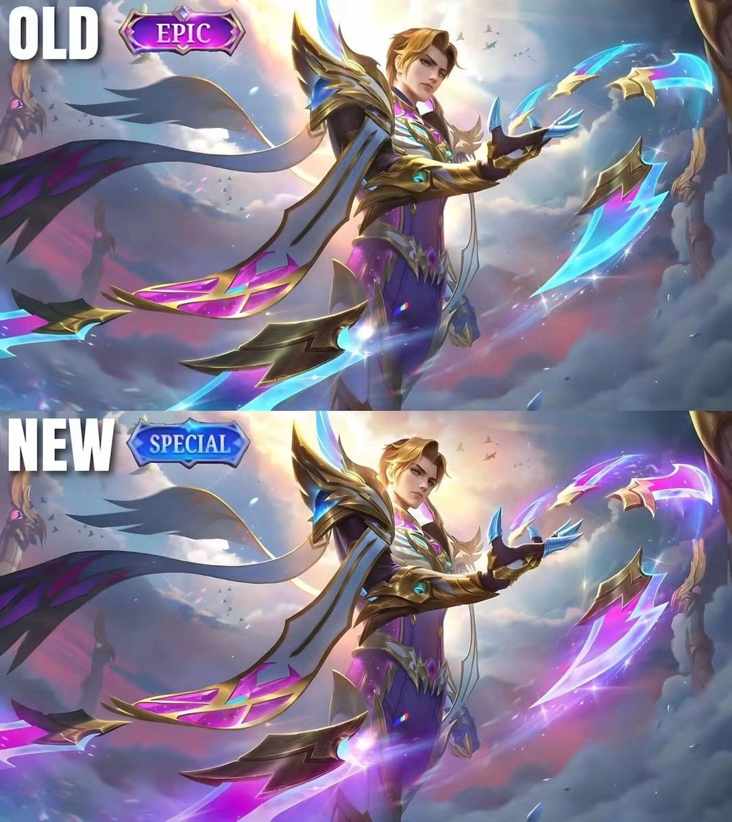 fightxko's tweet photo. Aamon skin epica a special, La filtrada skin épica que llegaría para Aamon paso a ser Special

Posibilidad de que sea gratis en algún evento o que este en un super descuento en promoción.

#mlbb #fightxko #mobilelegendsbangbang #mobilelegends #moonton https://t.co/AHZLqj3X9t