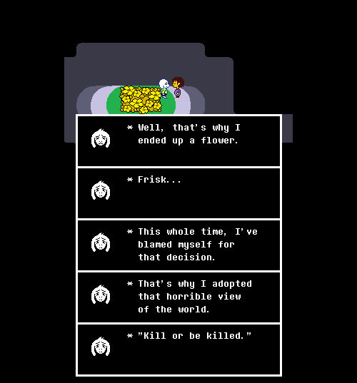 lowtierpink's tweet photo. @Cuneyt_S_Sevi cough cough asriel “kill or be killed”dreemurr cough cough https://t.co/RfA9RGFxUN