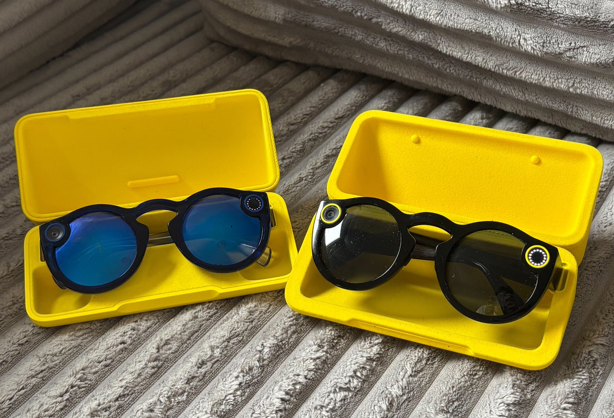 cynostial's tweet photo. I hacked my old Snapchat Spectacles and made them usable again. Built an open-source iPhone app that connects to them without Snapchat. https://t.co/lWZz8X83gh