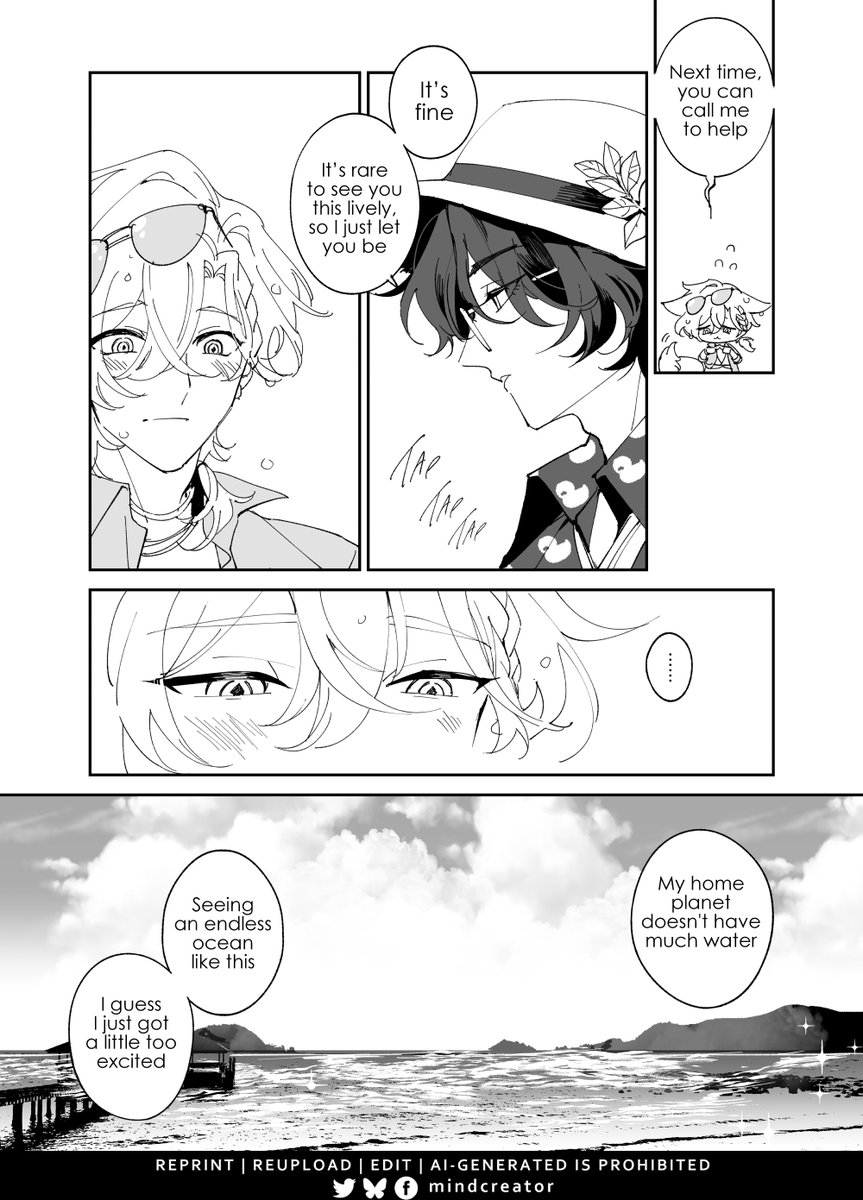 mindcreator's tweet photo. Aventio 🦚🛁
Waveturine comic ①‐⑦
(Right to left) https://t.co/HSLKBIwpXT