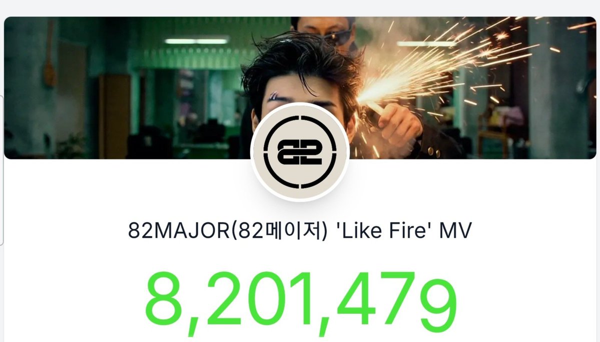 ForSeoknim's tweet photo. 82MAJOR's Like Fire MV got 8.2M views 🎊
#82MAJOR #Like_Fire

🔗https://t.co/HYdgTtVsDa https://t.co/wnVt8Tc7vv