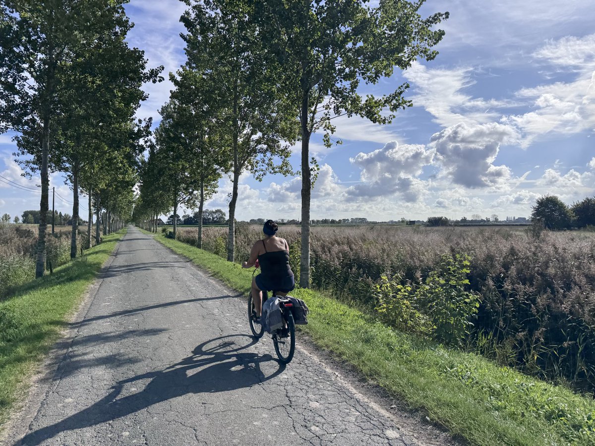KMaesschalck's tweet photo. ☀️#Vrtweer #DeMoeren #Opklaringen 10u35 #Kust zalig fietsweer 🚴‍♂️ https://t.co/L0QwMQh2YT