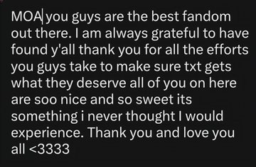 farewellmoa's tweet photo. THANK YOU MOA <33
@TXT_bighit @TXT_members
#SaturdaysWithMOA https://t.co/VorgWpPQoN