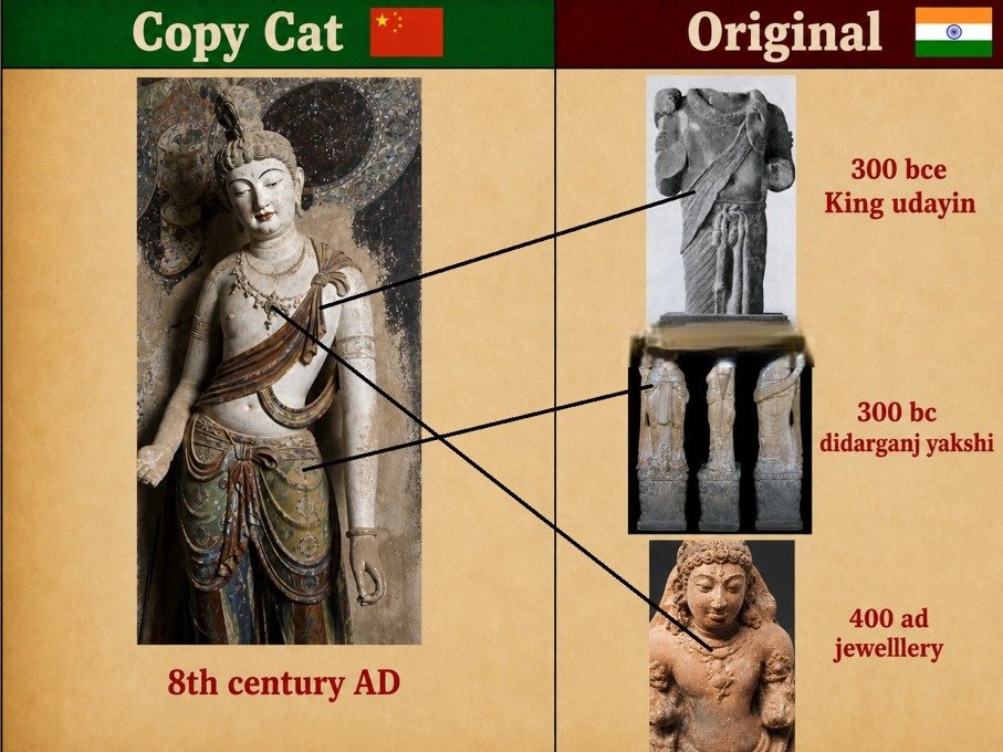 aslichin_'s tweet photo. @gu3402821871913 Even your chinese emblem is given by indian culture. Interesting.

Using silk road as excuse to appropriate indian culture hahaha. https://t.co/vqCmyv7ens